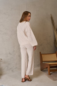 Elenor Knit Pant Cream