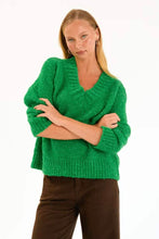 Load image into Gallery viewer, Oxford Knit Jumper Green | Paper Heart
