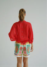 Load image into Gallery viewer, Carter Linen Shirt Red
