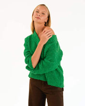 Load image into Gallery viewer, Oxford Knit Jumper Green | Paper Heart
