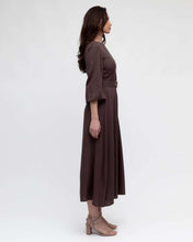 Load image into Gallery viewer, Camille Long Sleeve Dress Brown
