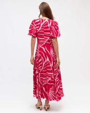 Load image into Gallery viewer, Gaia Midi Dress Red Pink
