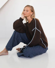 Load image into Gallery viewer, Sharon Knit Jumper Chocolate | Paper Heart
