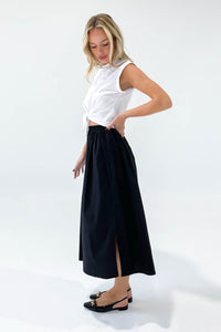 Bri Midi Skirt Black