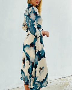 Zariah Maxi Dress Blue Ink