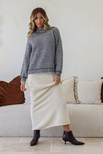 Load image into Gallery viewer, Billie Stripe Knit Chocolate Blue
