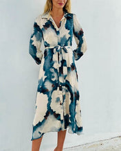 Load image into Gallery viewer, Zariah Maxi Dress Blue Ink
