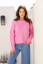 Load image into Gallery viewer, Miley Stitch Knit Jumper Pink
