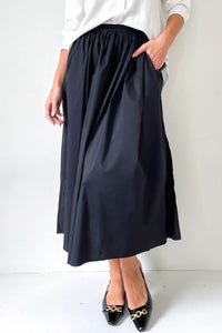 Bri Midi Skirt Black