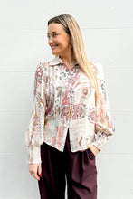 Load image into Gallery viewer, Artisan Border Lace Trim Blouse
