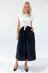 Bri Midi Skirt Black