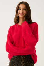 Load image into Gallery viewer, Ayla Knit Sweater - Scarlet | Cartel &amp; Willow
